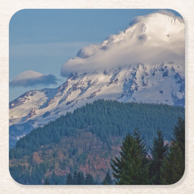 Rainier P5002 Square Paper Coaster (Front)