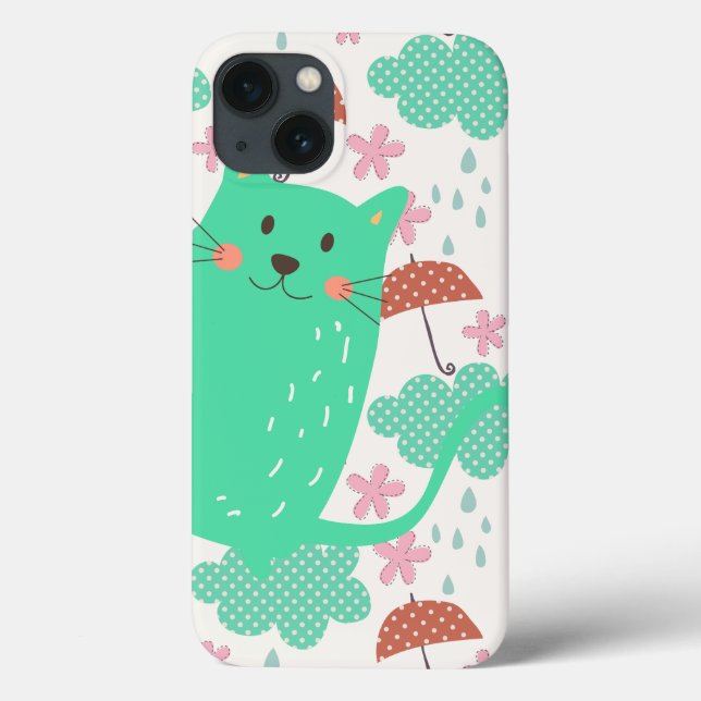 Raining Cats Case-Mate iPhone Case (Back)