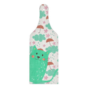 Raining Cats Cutting Board