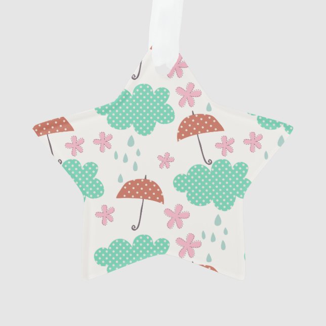 Raining Cats Ornament (Back)