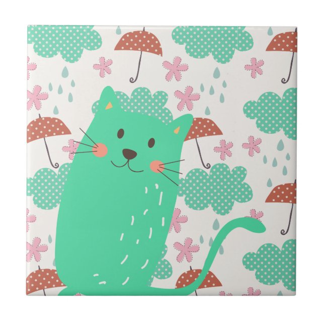 Raining Cats Tile (Front)
