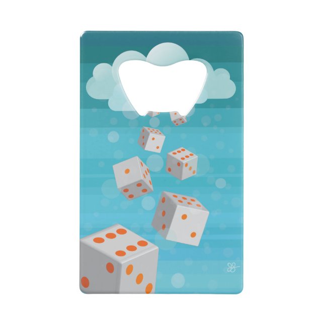 Raining Dice CC Bottle Opener (Front)