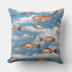 Raining Fish Cushion