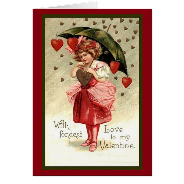 Raining Hearts Valentine (Front)