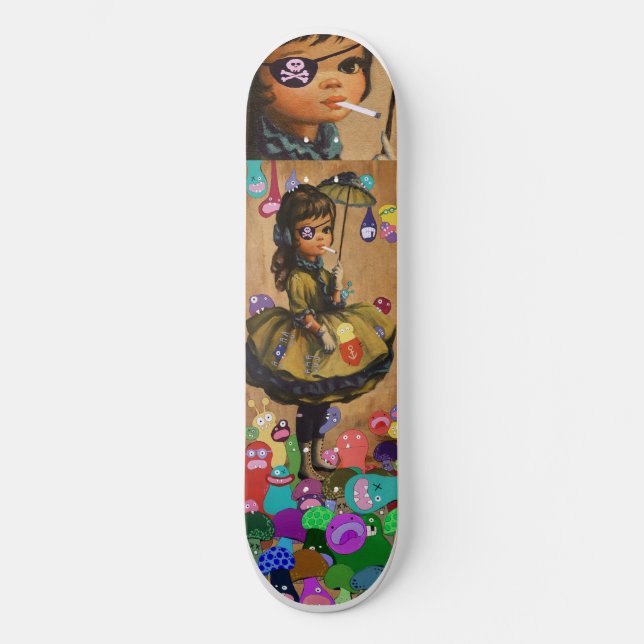 Raining Monsters Skateboard (Front)