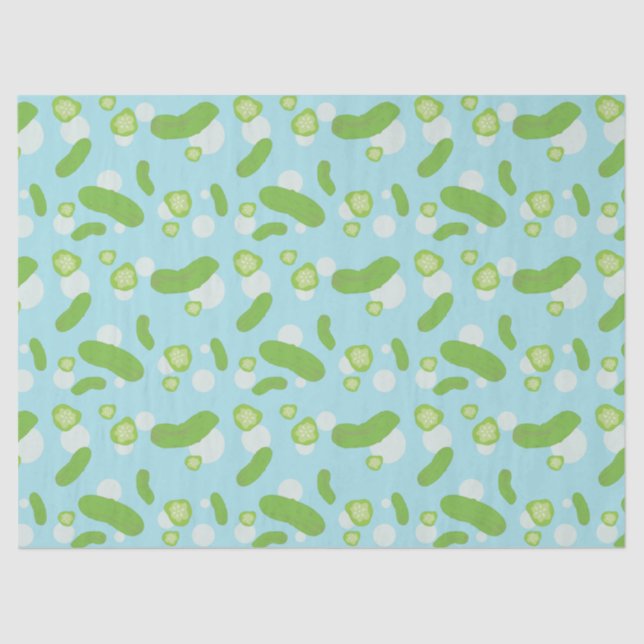 Raining Pickles Tissue Paper (Front)