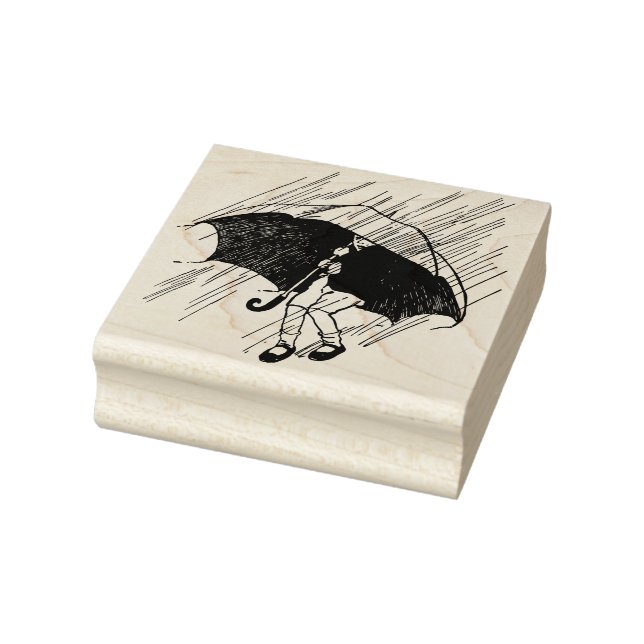 Raining Rubber Stamp (Stamp)