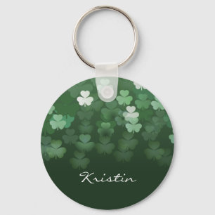 Raining Shamrocks Key Ring