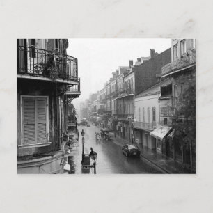 Rainswept Royal Street New Orleans Postcard
