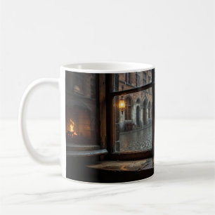 Rainy Belgian Alehouse Window Escape Mug
