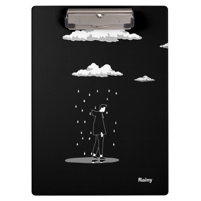 Rainy Clipboard  (Front)