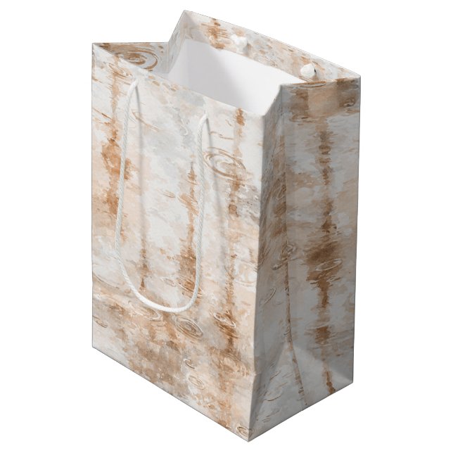 Rainy Day Abstract   Medium Gift Bag (Front Angled)