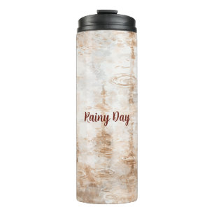 Rainy Day Abstract Thermal Tumbler