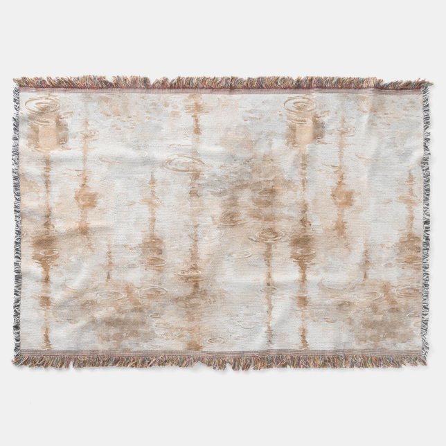 Rainy Day Abstract   Throw Blanket (Front)