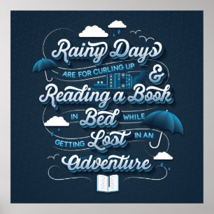 Rainy Day Adventure II Square Poster (24x24)