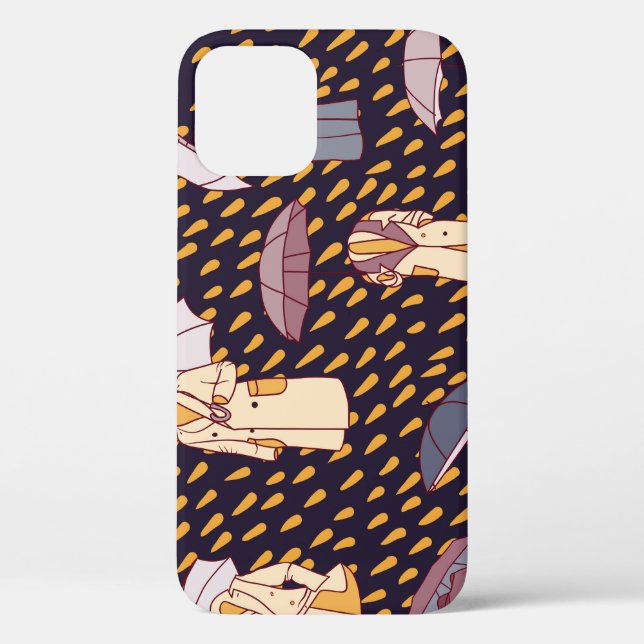 Rainy Day Adventures: Invisible Umbrellas Case-Mate iPhone Case (Back)
