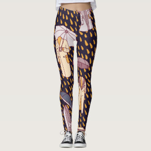 Rainy Day Adventures: Invisible Umbrellas Leggings