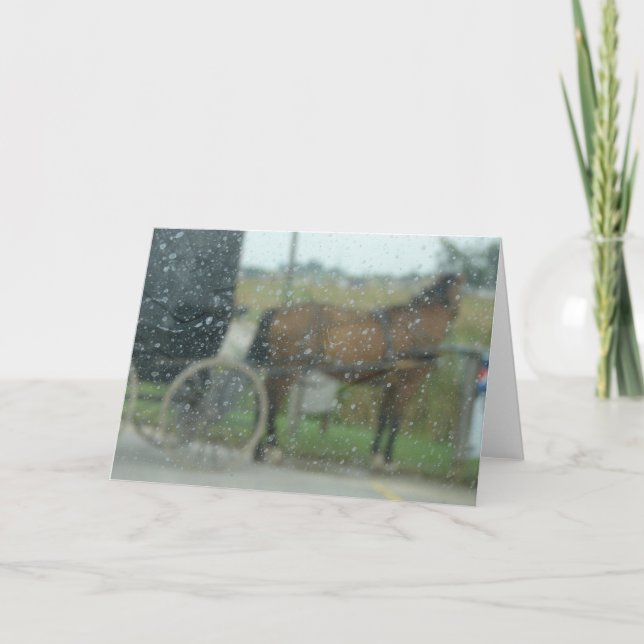 Rainy Day Amish Card (Front)