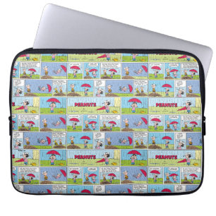 Rainy Day At The Baseball Game Laptop Sleeve