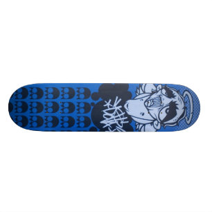 rainy day blues deck by DOLLA Skateboard