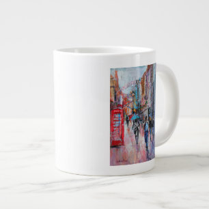 Rainy Day Carnaby Street Large Coffee Mug