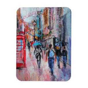 Rainy Day Carnaby Street Magnet