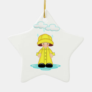 Rainy Day Ceramic Tree Decoration