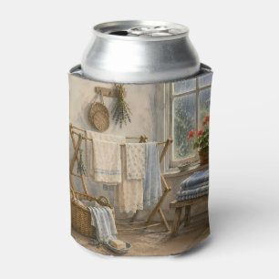 Rainy Day Cottage Laundry Room Can Cooler