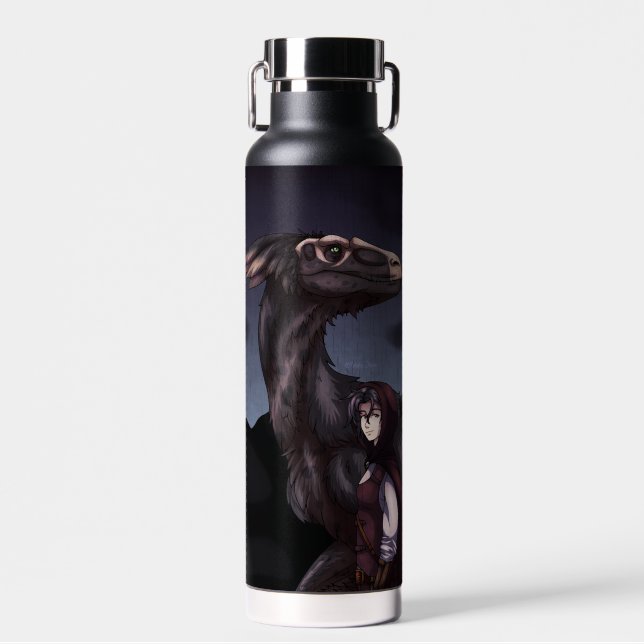 Rainy Day Dinosaur Water Bottle (Front)