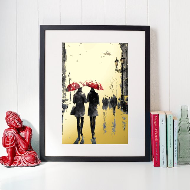 Rainy Day Downtown Foil Prints (Creator Uploaded)