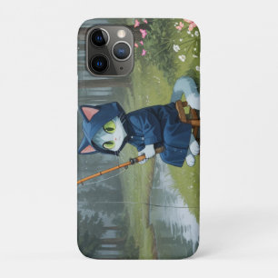 Rainy day fishing iPhone 11 pro case