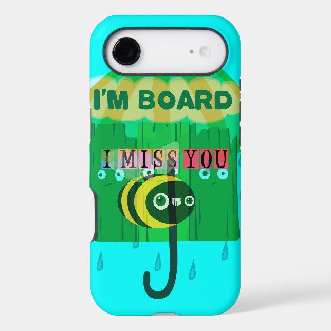 Rainy Day Fun: A Bee's Perspective. "I am board" (Back)