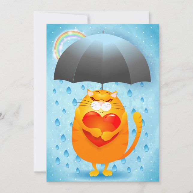 Rainy Day Holiday Card (Front)