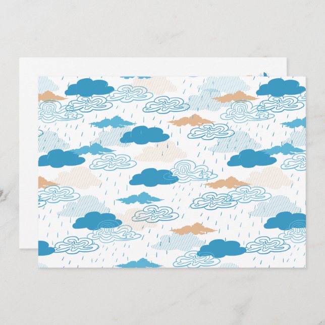 Rainy Day Holiday Card (Front/Back)
