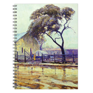 Rainy Day in Bandera by Julian Onderdonk Notebook