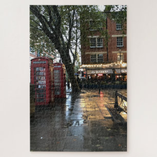 Rainy Day in Clerkenwell, London, United Kingdom Jigsaw Puzzle