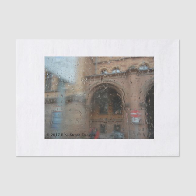 Rainy Day in Frankfurt 2015 Tissue Paper (Front)