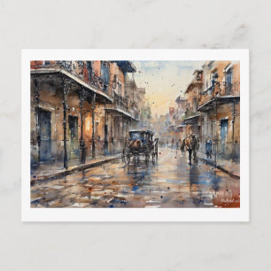 Rainy Day in New Orleans, Postcard