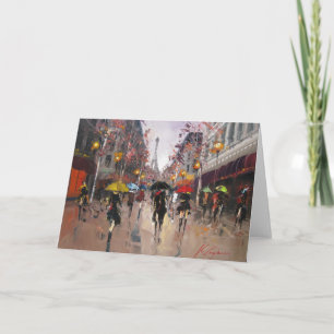 Rainy Day in Paris Card