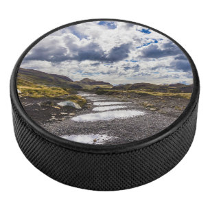Rainy Day In Torres Del Paine NP Hockey Puck