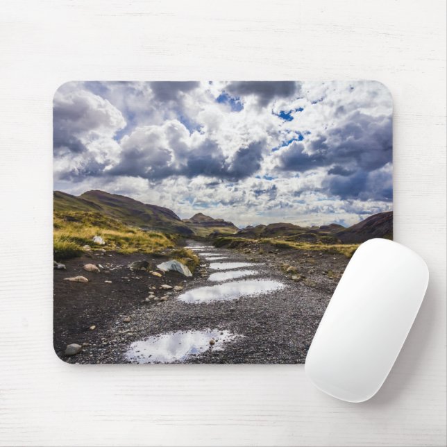 Rainy Day In Torres Del Paine NP Mouse Pad (With Mouse)