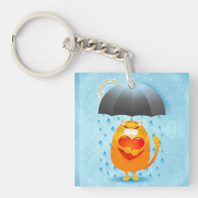 Rainy Day Key Ring (Front)