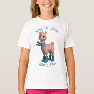 Rainy Day Llama T-Shirt