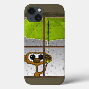 Rainy Day Monkey iPhone 13 Case