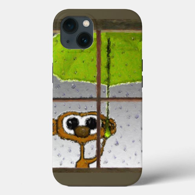 Rainy Day Monkey Case-Mate iPhone Case (Back)