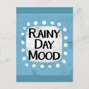 Rainy Day Mood Postcard
