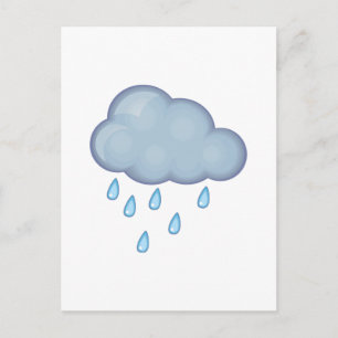 rainy day postcard