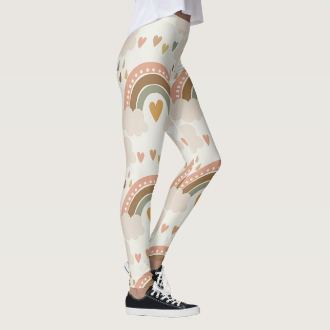 Rainy Day Rainbow Leggings (Right)