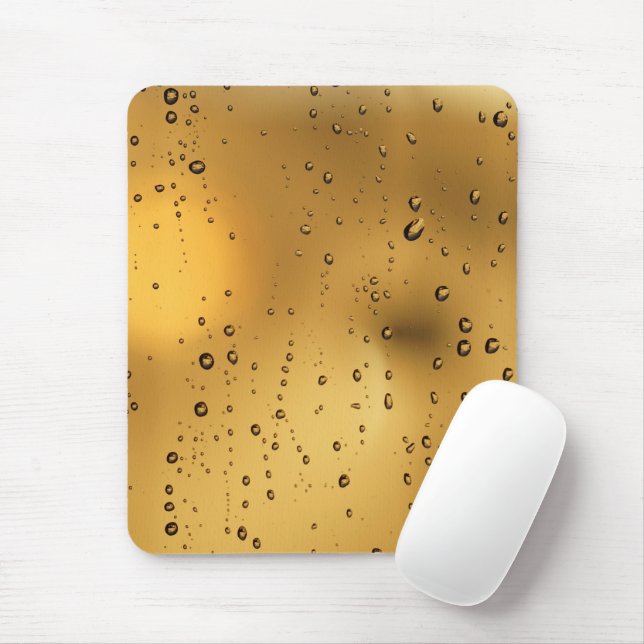 Rainy Day Raindrop Tank Top Mouse Pad (With Mouse)