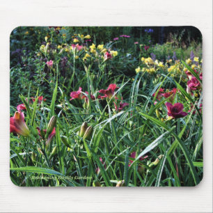 Rainy Day Reblooming Daylily Gardens Mouse Pad
